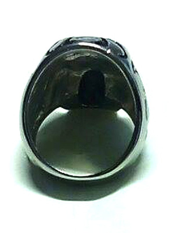 Anillo acero calavera señales - URA Moto