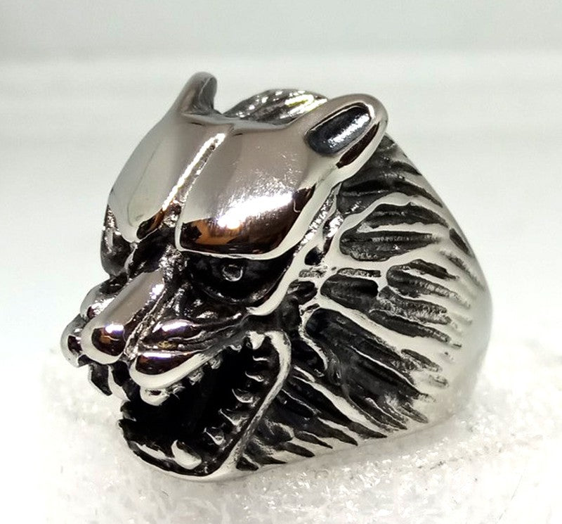 Anillo Acero Lobo - URA Moto