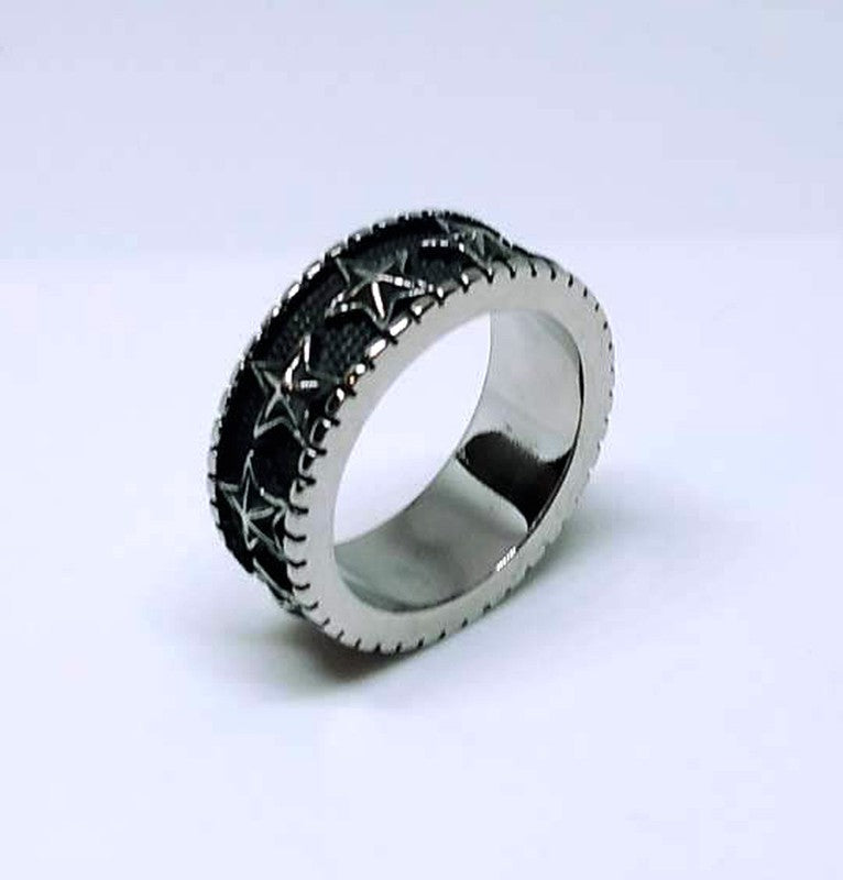 Anillo acero Estrellas Marinas - URA Moto