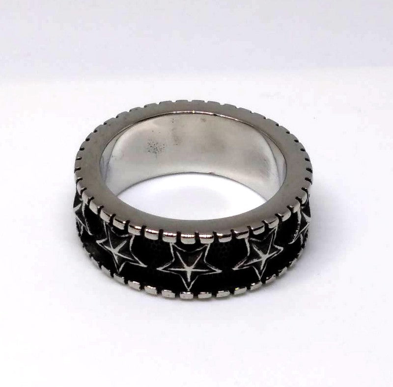 Anillo acero Estrellas Marinas - URA Moto