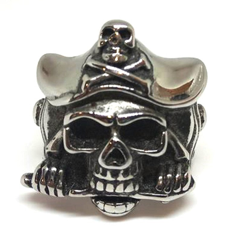 Anillo acero Pirata - URA Moto