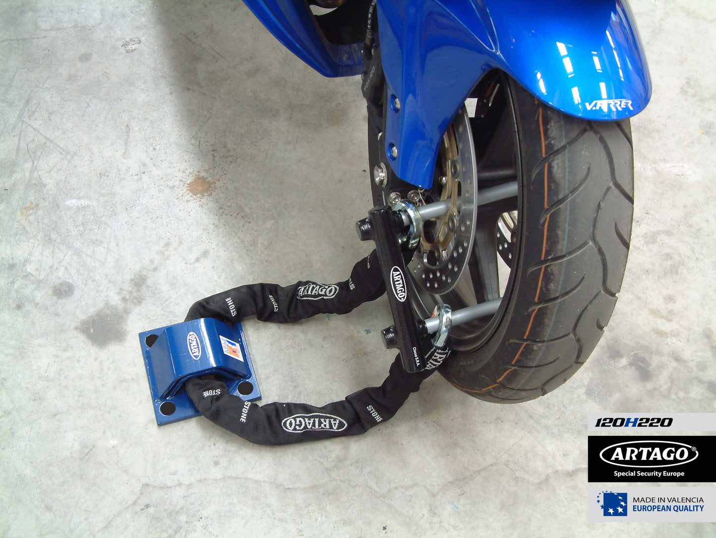 Antirrobo Moto Artago  U 120H220 - URA Moto