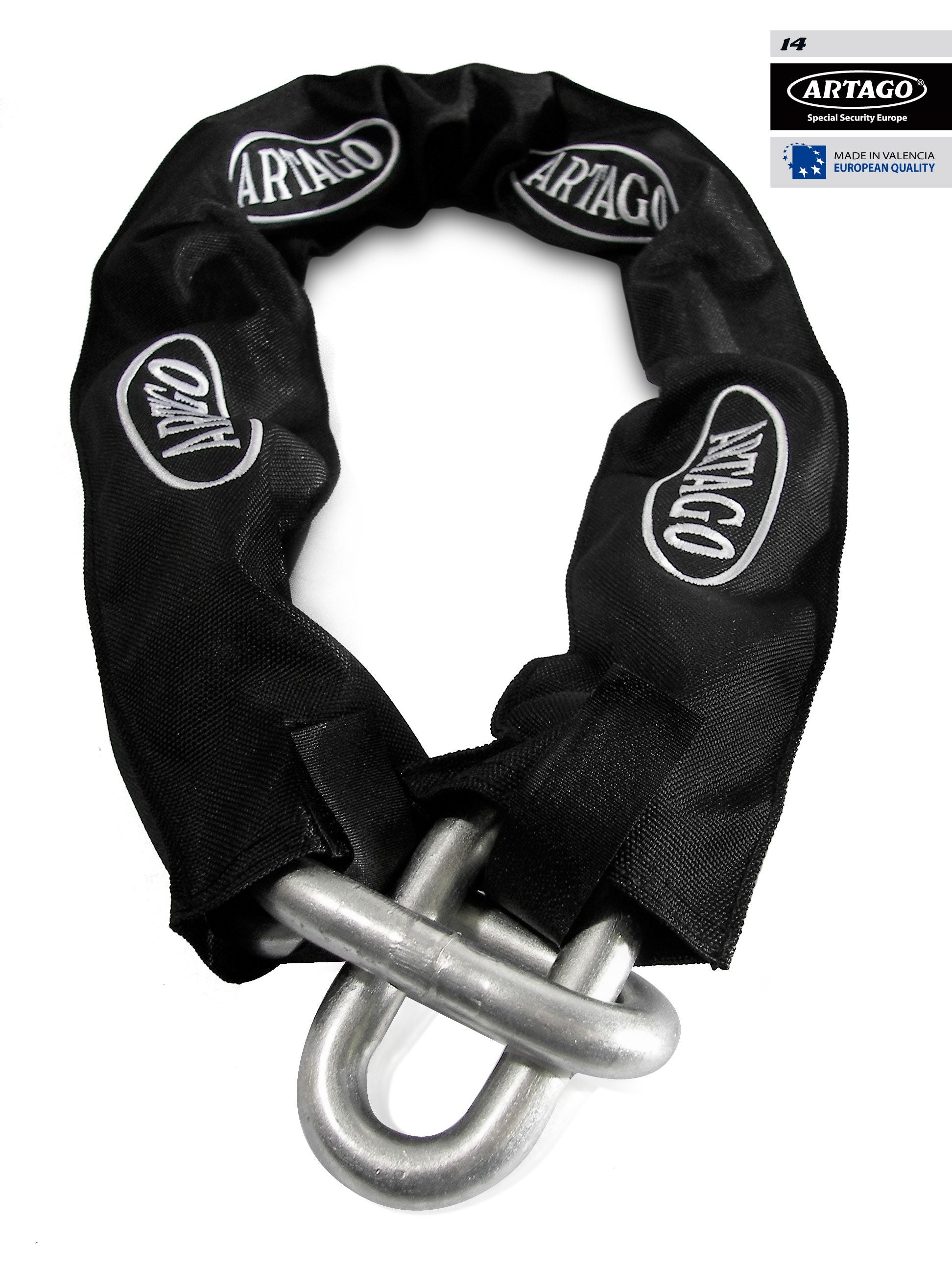 Antirrobo Moto Cadena Artago 14.150 - URA Moto