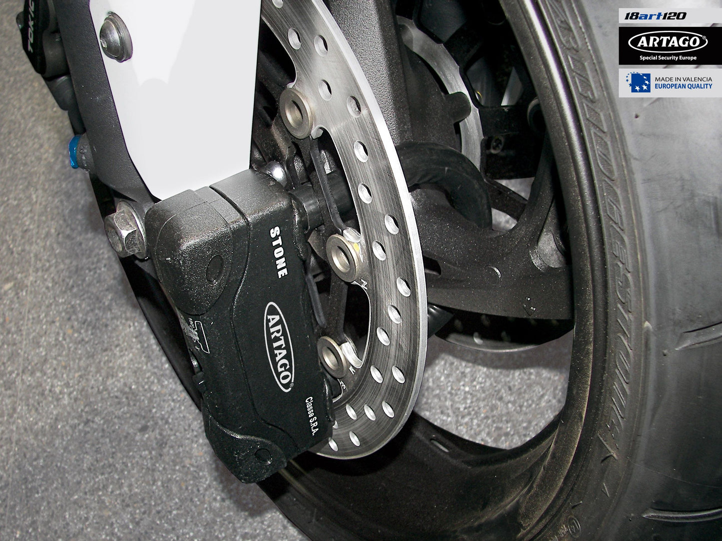 Antirrobo Moto Artago  U 18ART120 - URA Moto