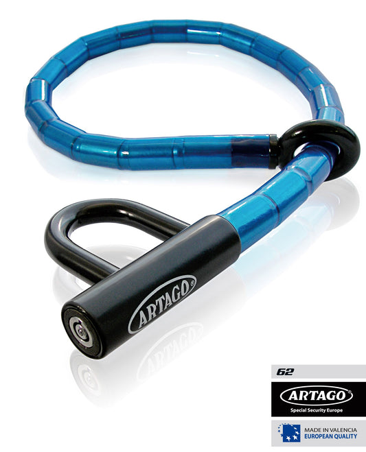 Antirrobo Moto Cadena Aticulada Artago 622P - URA Moto