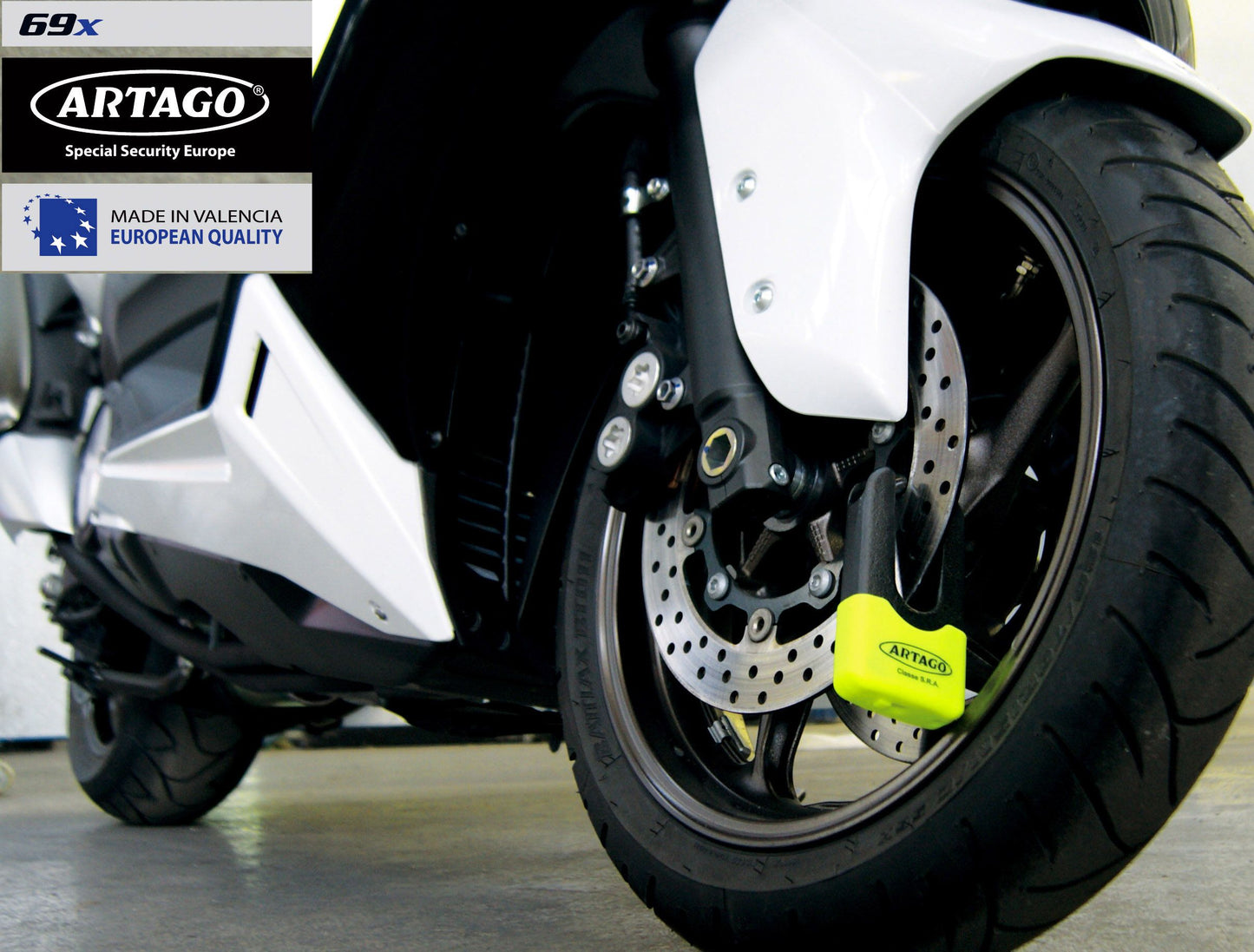 Antirrobo Disco Moto Artago 69X - URA Moto