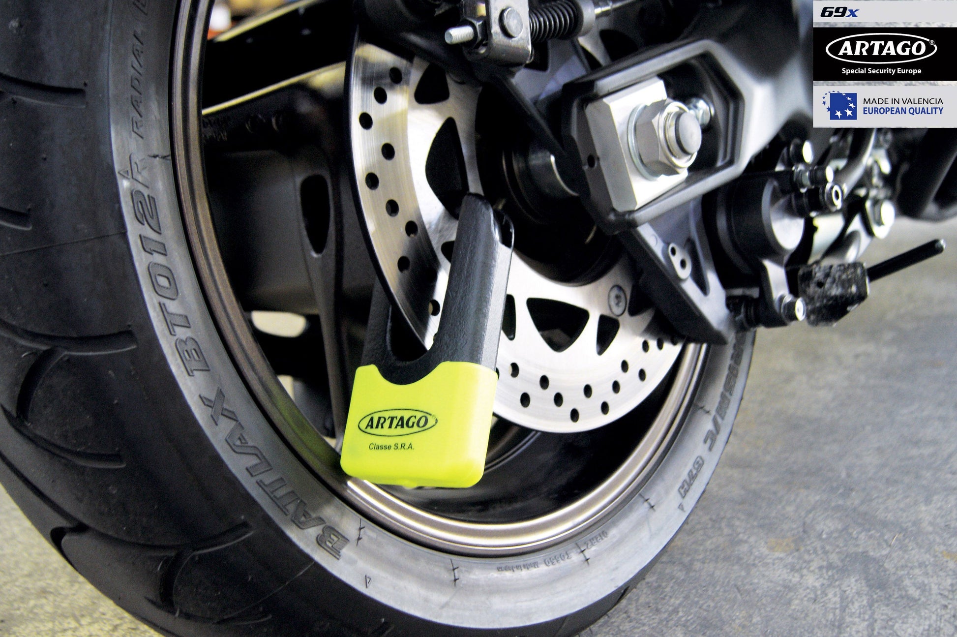 Antirrobo Disco Moto Artago 69X - URA Moto