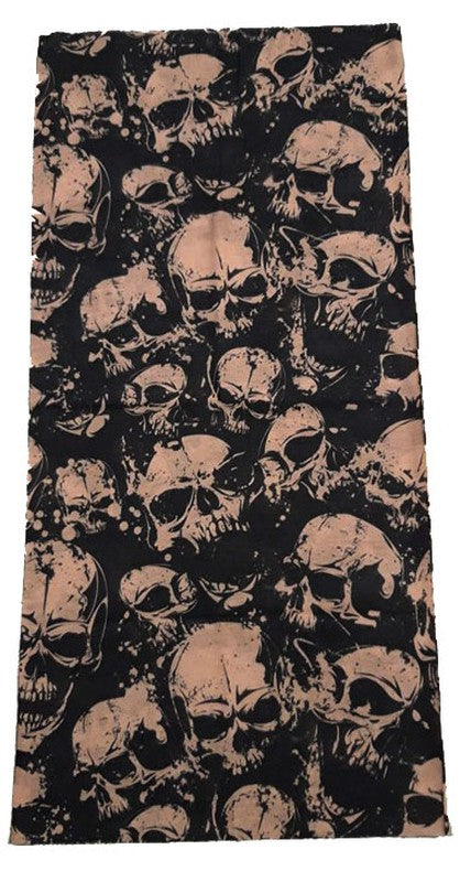Braga Cuello Calaveras marrones - URA Moto