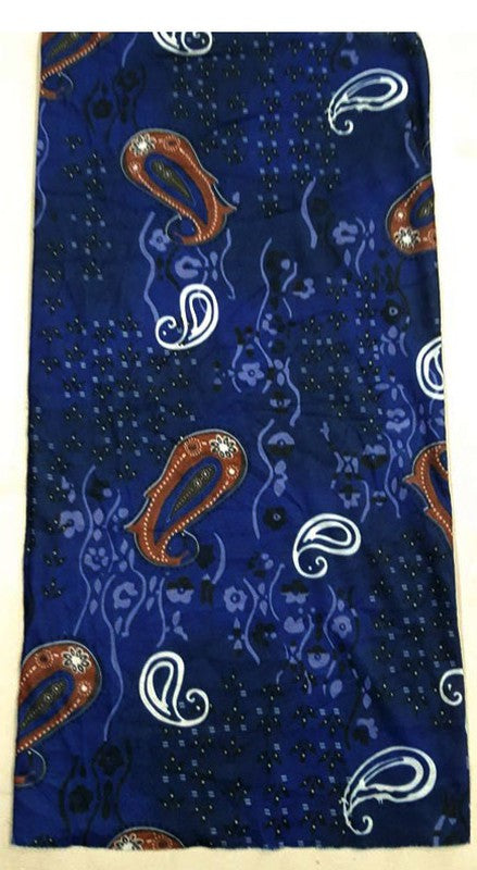 Braga cuello estampado azul - URA Moto