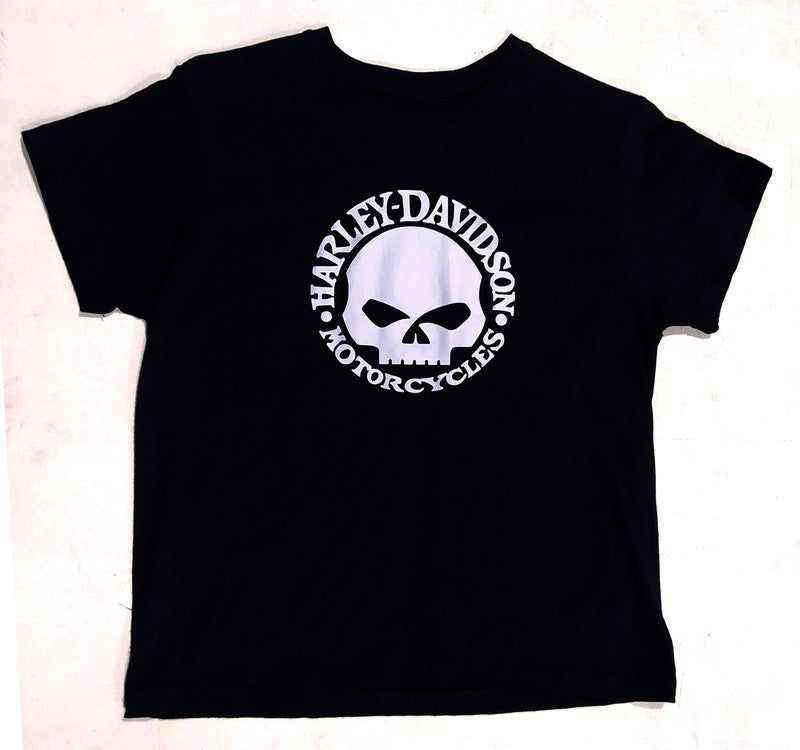 Camiseta Infantil Harley Calavera - URA Moto