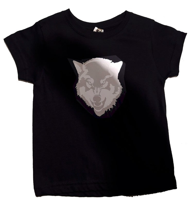 Camiseta Infantil Lobo Gris - URA Moto