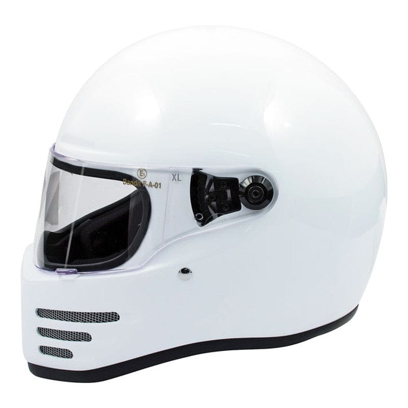 Casco Moto Integral Bandit Fighter Blanco - URA Moto