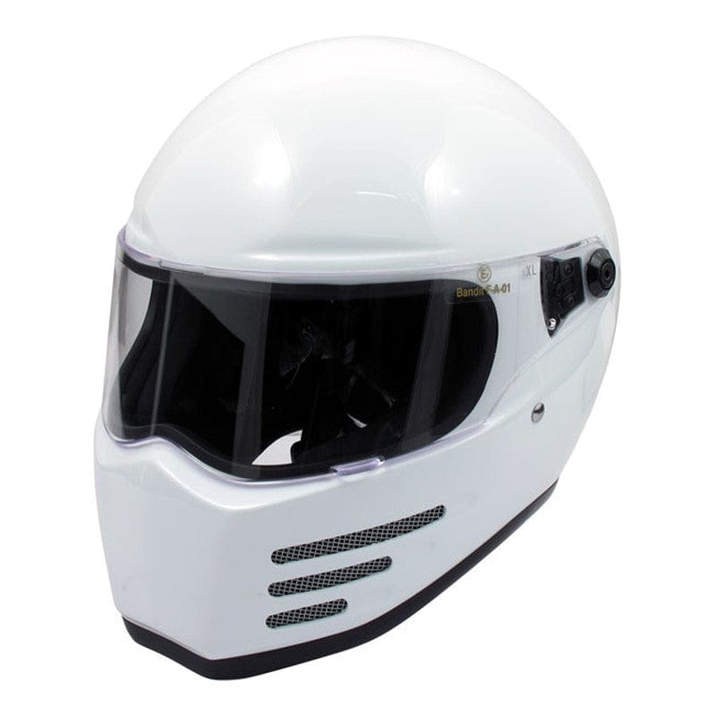 Casco Moto Integral Bandit Fighter Blanco - URA Moto