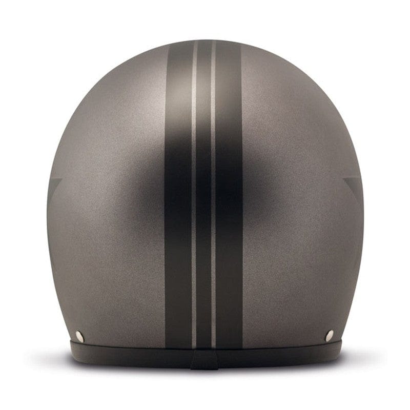 Casco Moto Jet DMD Vintage Star Grey - URA Moto