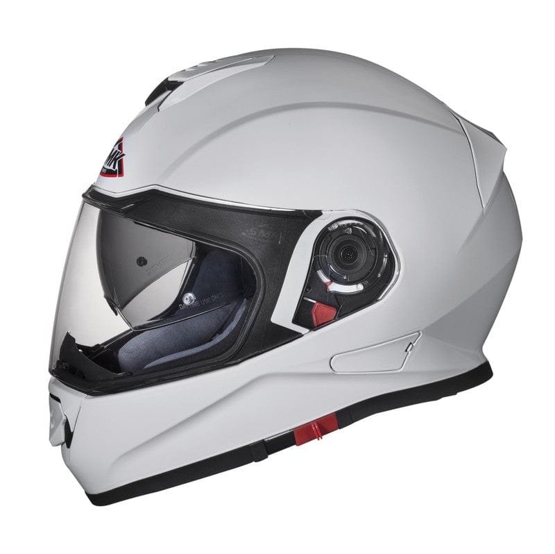 Casco moto SMK Integral Twister Blanco Brillo (GL100) - URA Moto