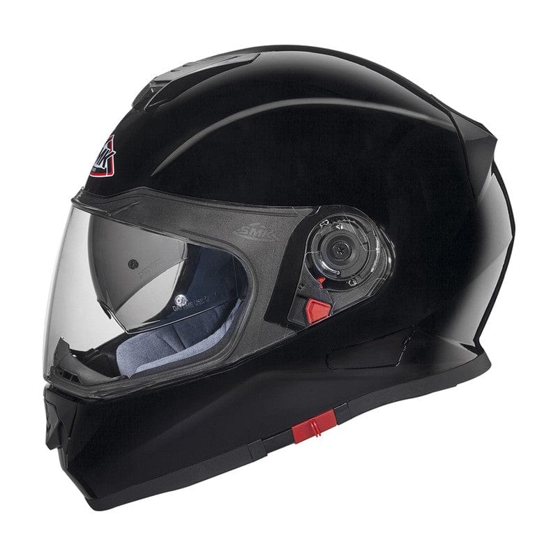 Casco moto SMK Integral Twister Negro Brillo (GL200) - URA Moto