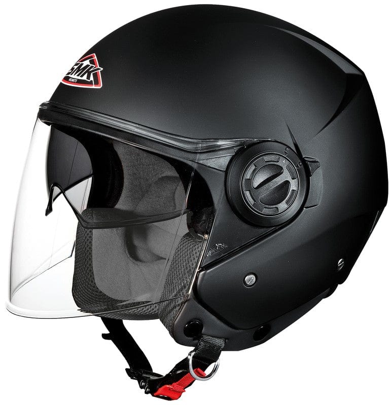 Casco moto SMK Jet Cooper Negro Mate (MA200) - URA Moto