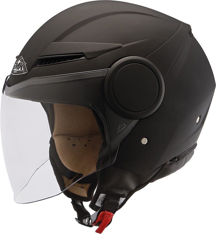 Casco moto SMK Jet Streem Negro Mate (MA200) - URA Moto