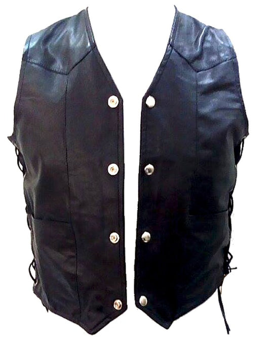 Chaleco Piel Infantil - URA Moto