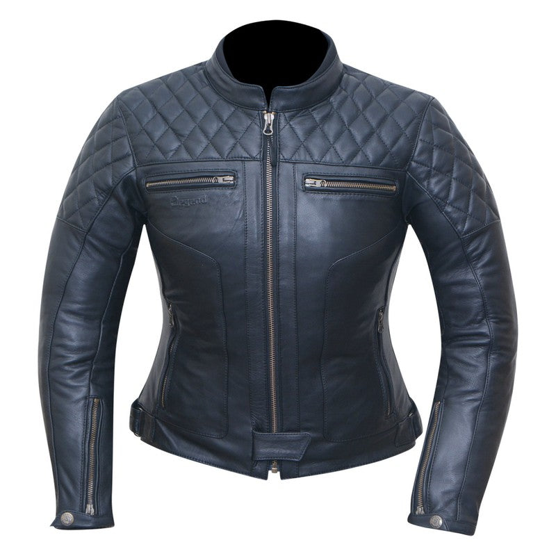 Chaqueta moto Cuero Classic Mujer Degend - URA Moto