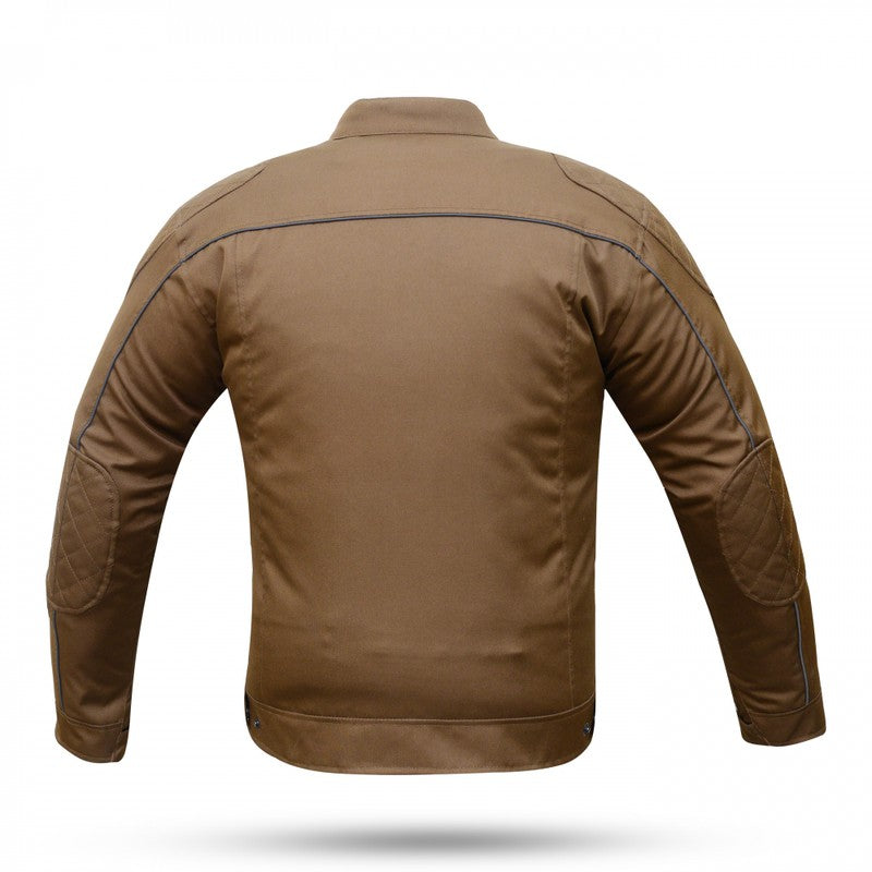 Chaqueta moto Degend London Marrón - URA Moto