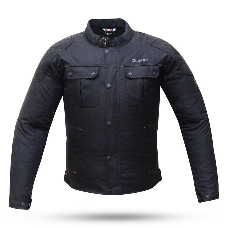 Chaqueta moto Degend London Negra - URA Moto