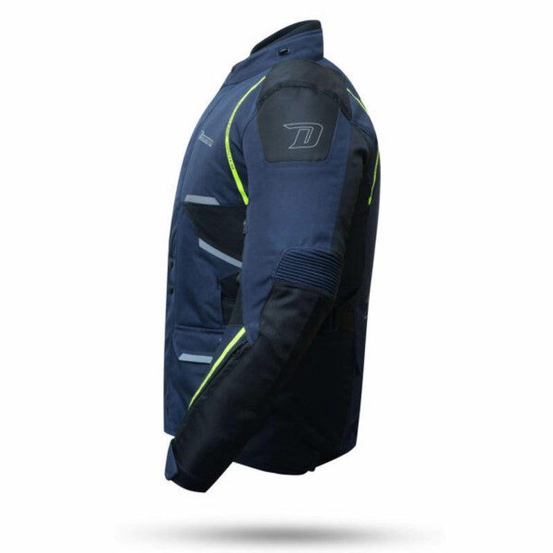 Chaqueta moto Degend Sahara Azul-Negra - URA Moto