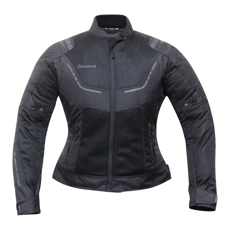 Chaqueta moto mujer verano Breeze negra Degend - URA Moto