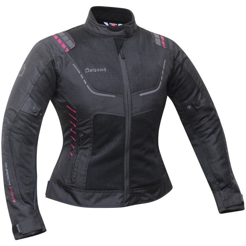 Chaqueta Moto Mujer Verano Breeze EVO Violeta Degend - URA Moto