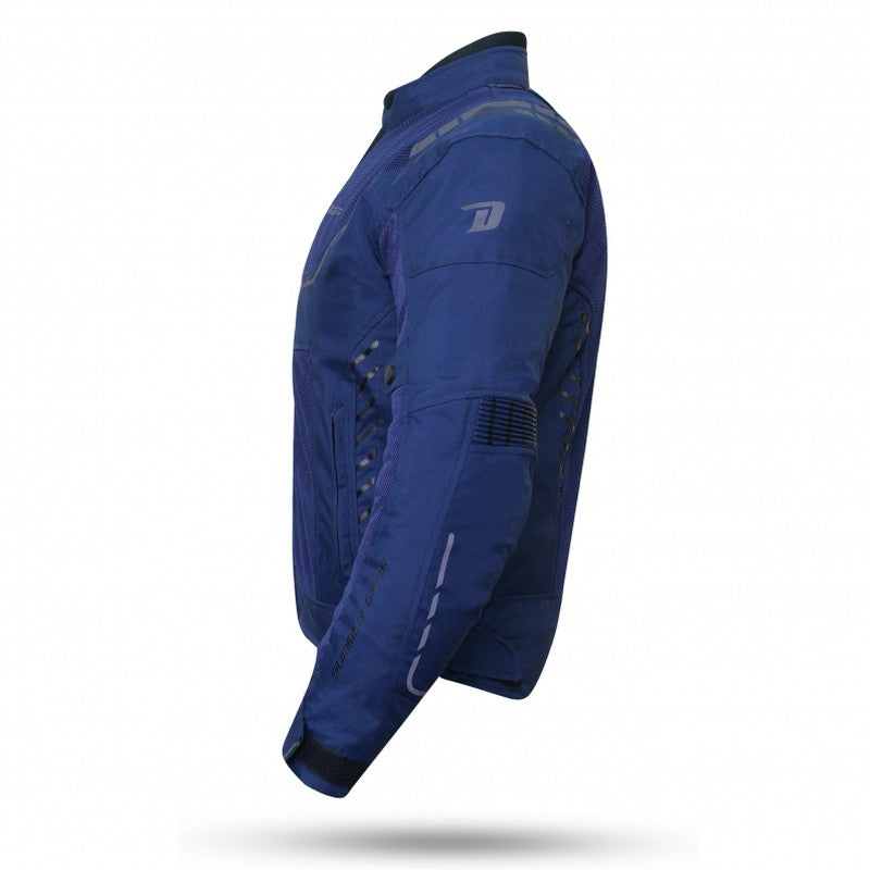 Chaqueta moto verano Breeze Azul - URA Moto