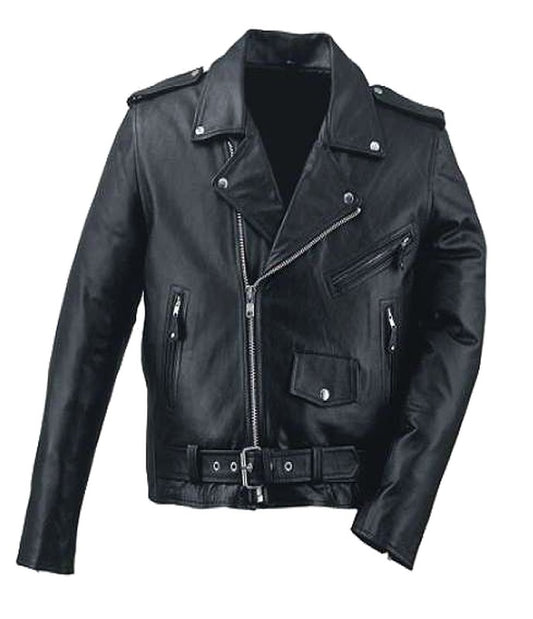 Chaqueta Piel Cruzada - URA Moto