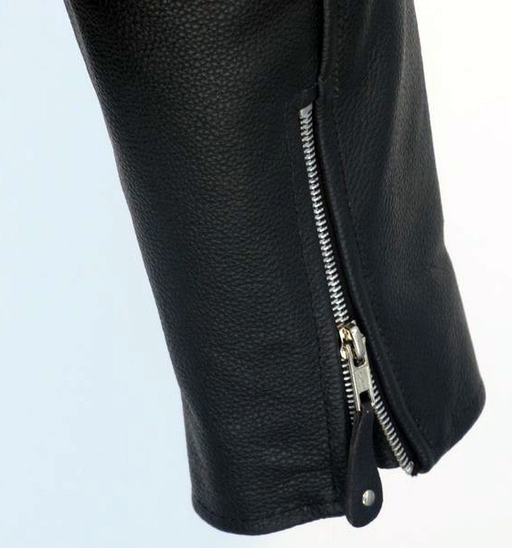 Chaqueta Piel Cruzada - URA Moto