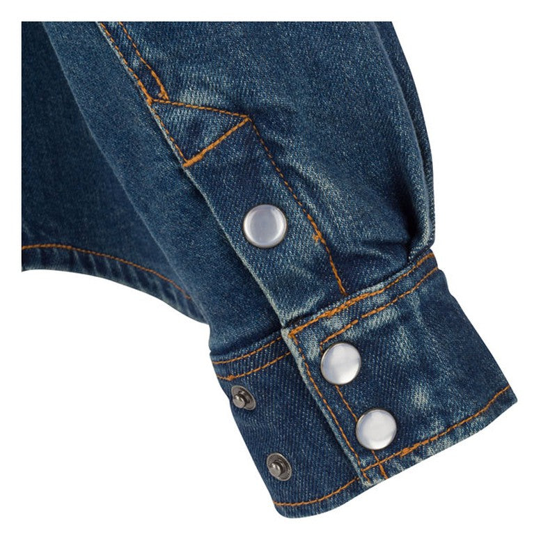 Camisa Kevlar Tejana Segura Terence Azul - URA Moto