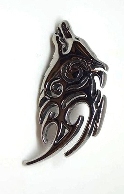 Colgante acero Lobo Tribal - URA Moto