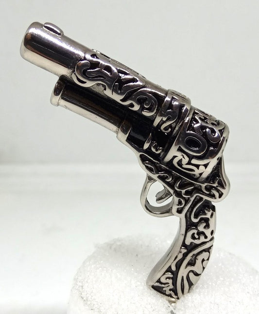Colgante Acero Pistola - URA Moto