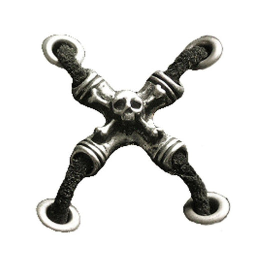 Extensor Chaleco Encaje Lateral Calavera - URA Moto