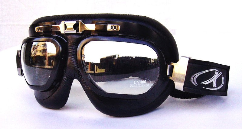 Gafas custom Eagle Eye negras - URA Moto