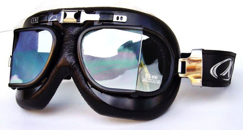 Gafas custom Rider negra - URA Moto