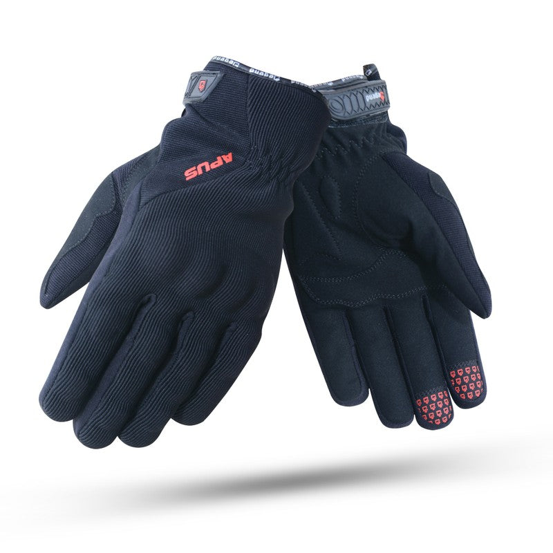 Guante moto invierno Apus negro Degend - URA Moto