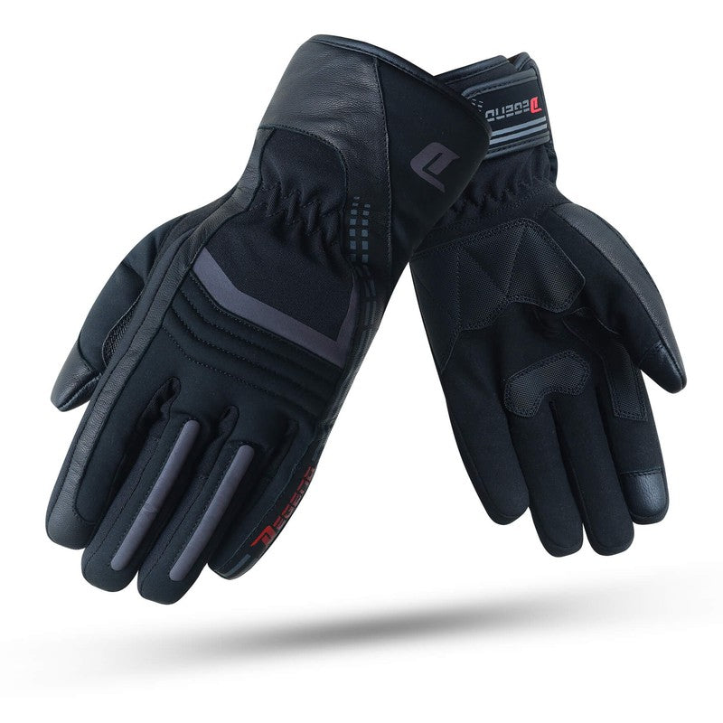 Guante moto invierno Marine Negro Degend - URA Moto
