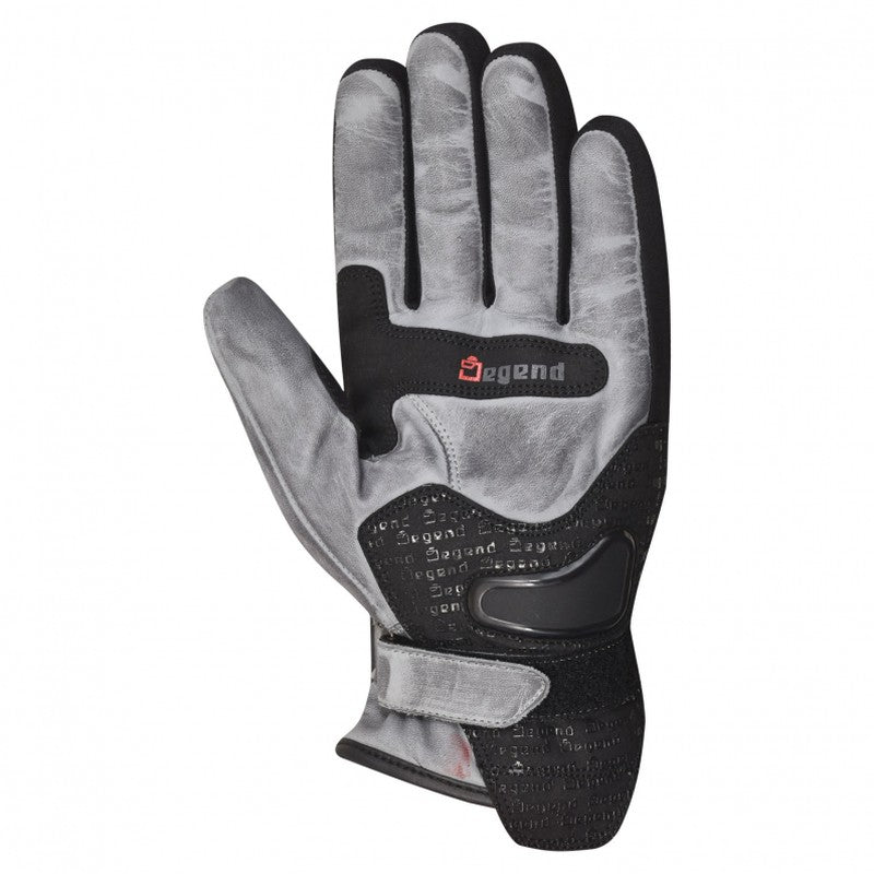 Guante moto invierno hombre Indus gris Degend - URA Moto
