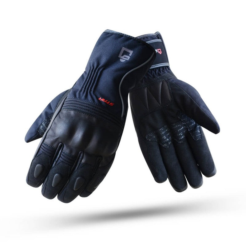 Guante moto invierno Star Negro Degend - URA Moto