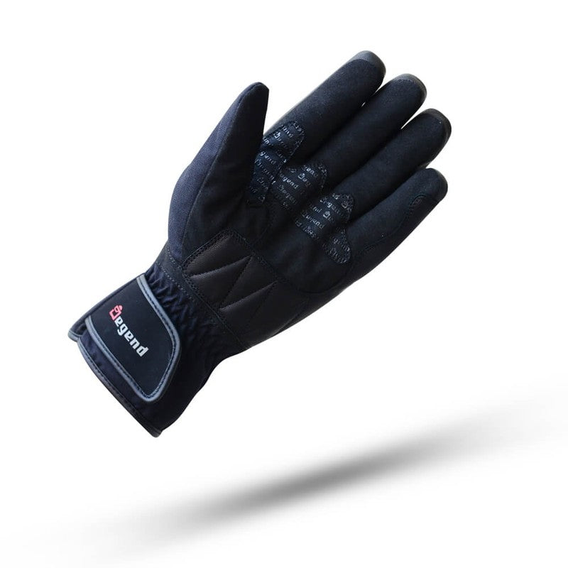 Guante moto invierno Star Negro Degend - URA Moto