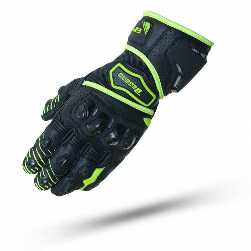 Guante moto verano Degend GP-2 Fluor - URA Moto