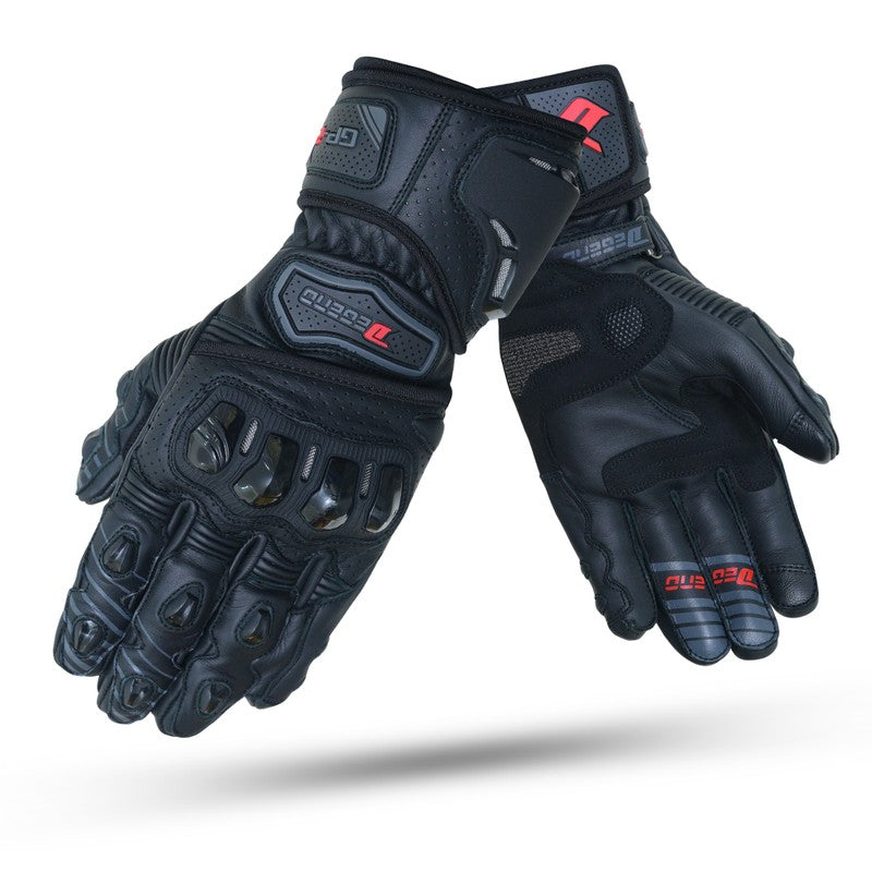 Guante moto verano Degend GP-2 Negro - URA Moto