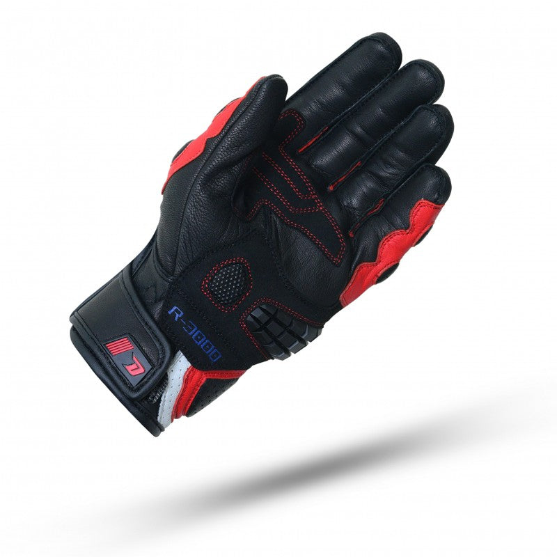 Guante moto verano Degend R-3000 Rojo-Negro-Azul - URA Moto