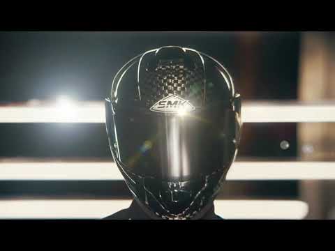 Casco moto SMK Integral Stellar Negro Brillo (GL200)