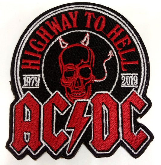 Parche Bordado ACDC Highway to Hell - URA Moto