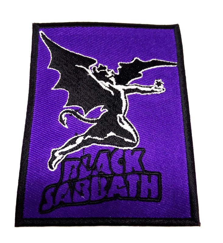 Parche Bordado Grupo Heavy Black Sabbath rectangular - URA Moto