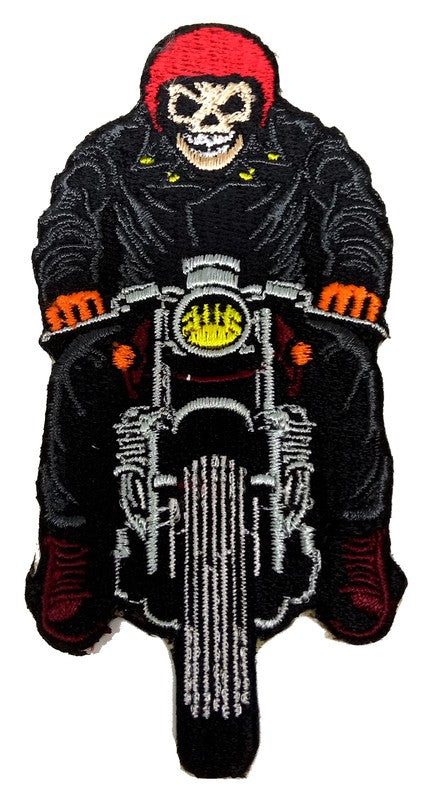 Parche bordado Motero fantasma - URA Moto